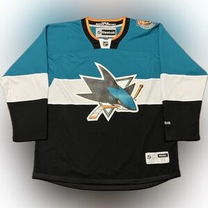San Jose Sharks Blank 2015 Stadium Series Reebok NHL Hockey Jersey Size XL